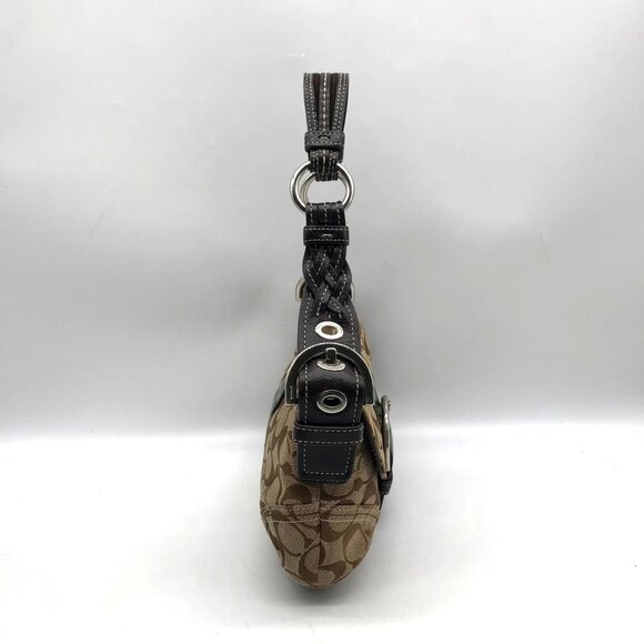 Coach Brown Monogram Canvas Vintage Soho Shoulder Bag  6171 - Picture 4 of 11